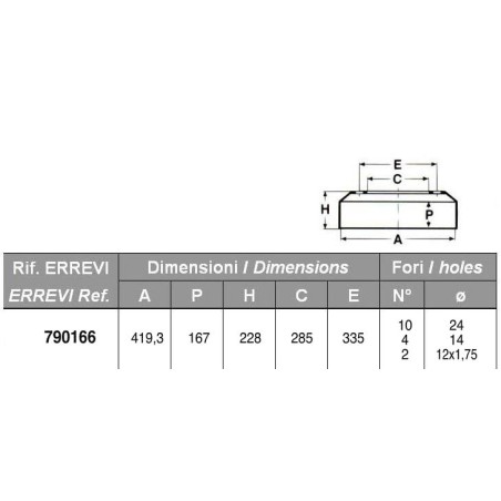 tamburo freno anteriore per autocarro daf: serie - 2800 - 2805 - 3300