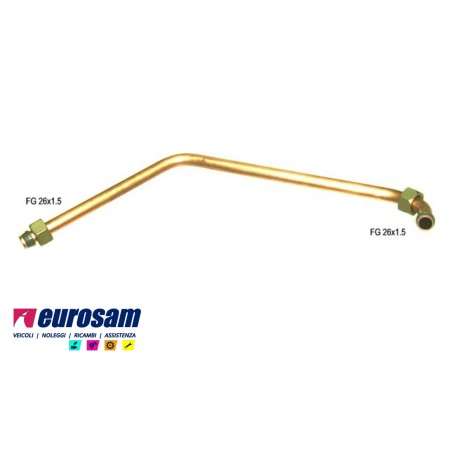 tubo compressore aria fisso bus iveco turbocity 480 580 680