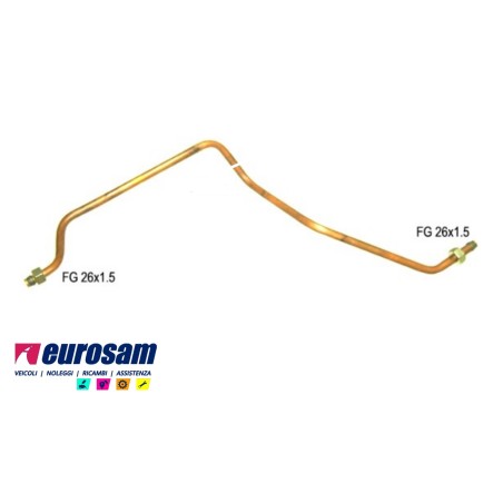 tubo compressore aria iveco eurocargo 60e 65e 75e 80e 100e