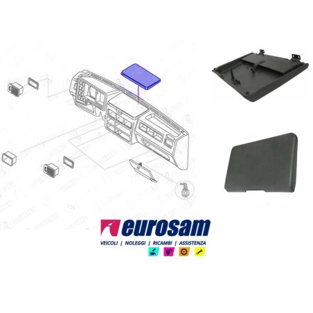 sportello superiore cruscotto plancia iveco new daily 96