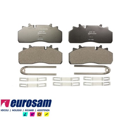serie pasticche freno per autocarro daf: lf55 impianto frenante wabco