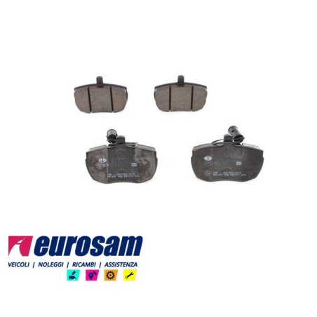 serie pasticche freno complete di indicatore di usura per autocarro iveco: daily 35.10.8 - 40.8 - new daily