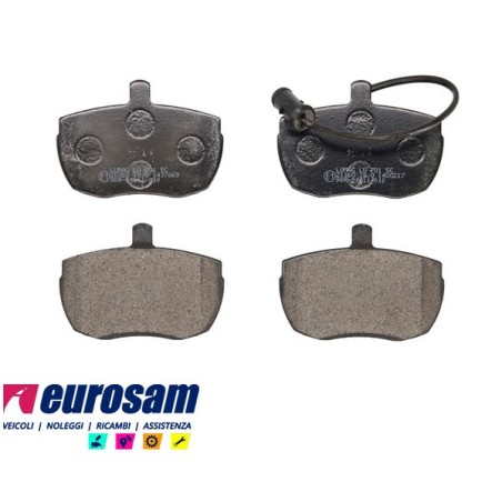 serie pasticche freno complete di indicatore di usura per autocarro iveco: daily 35.10.8 - new daily 35.10.8 - 40.8