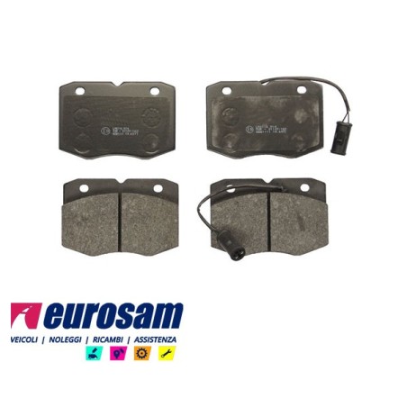 serie pasticche freno complete di indicatore di usura per autocarro iveco: daily restayling 30.8 - new daily 30.8