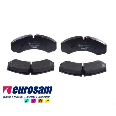 serie pasticche freno per autocarro iveco: daily 2000 35c10.12.15. - 35s9.11.13.15. - 50c11.13.15 - impianto frenante brembo
