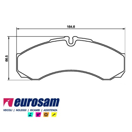 serie pasticche freno per autocarro iveco: daily 2000 35c10.12.15. - 35s9.11.13.15. - 50c11.13.15 - impianto frenante brembo