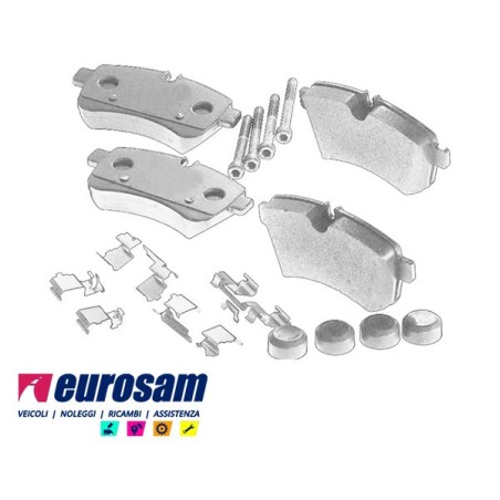 serie pasticche freno per autocarro iveco: daily 2006 35c10.12.14.15.18 - 35s10.12.14.18 - 50c15.18 - impianto frenante brembo
