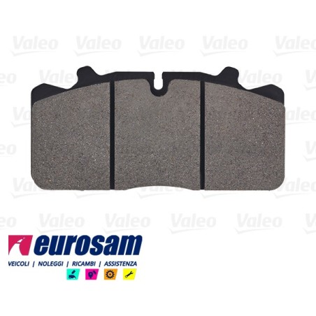 serie pasticche freno per autocarro iveco: eurocargo tector 120e17.18.21 - 120el 15.18.21 - impianto frenante wabco