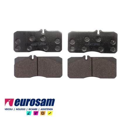 serie pasticche freno per autocarro man: l2000 - l2100 - impianto frenante wabco