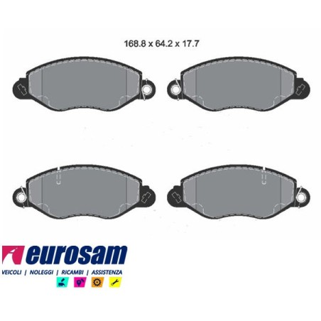 kit pastiglie pasticche freno nissan atleon  trade cabstar