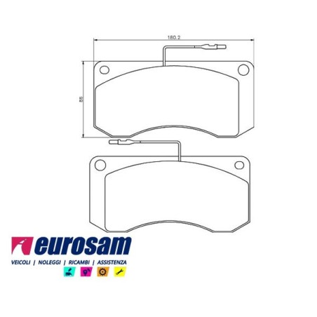 kit pastiglie pasticche freno renault midliner