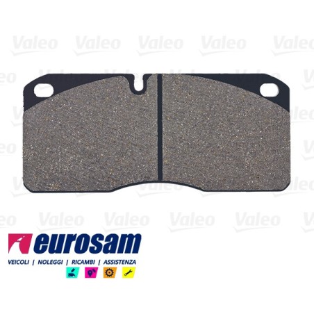 serie pasticche freno completa di indicatori di usura per autocarro  volvo : fl6 - impianto frenante  meritor