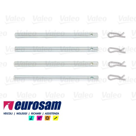 serie pasticche freno completa di indicatori di usura per autocarro  volvo : fl6 - impianto frenante  meritor