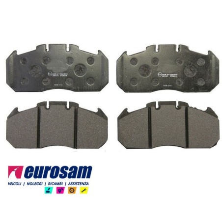 serie pasticche freno per rimorchio e semirimorchio meritor - ror :  assale  serie  lm - lc - ta - tc