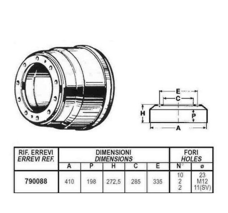 tamburo freno posteriore...
