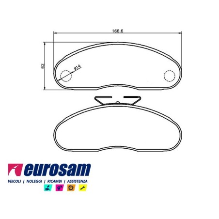 kit pastiglie pasticche freno per autocarro renault: midliner-messenger