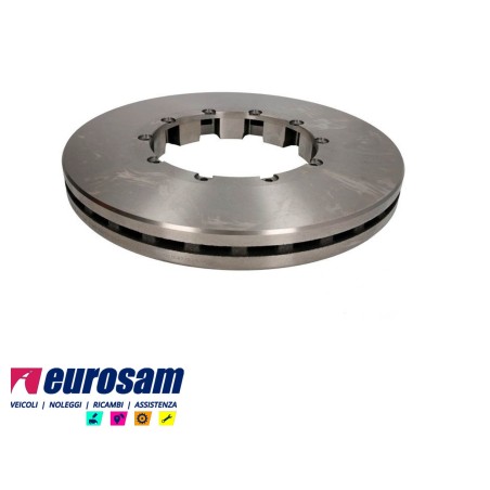 disco freni anteriore singolo senza colonnette per daf: cf65 - cf75 - cf85