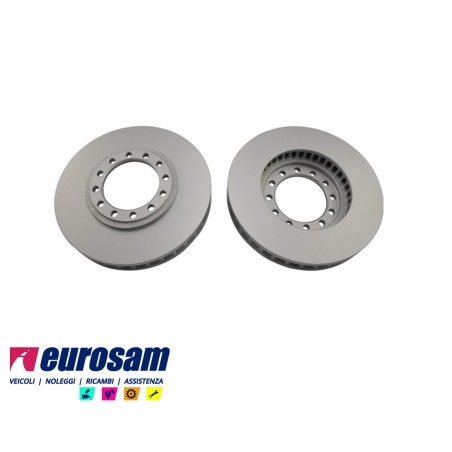 disco freni anteriore singolo senza colonnette per isuzu: serie nkr69l - nkr85l - npr75l - nqr70