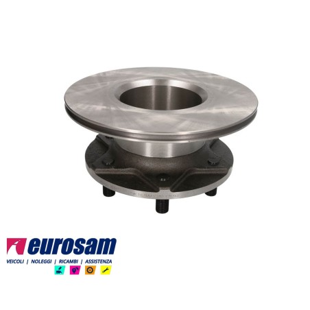 disco freni anteriore singolo con colonnette per iveco: daily  30.8 - 32.8 - 35.8 - 35.10 - 35.12 - 40.8 - 40.10