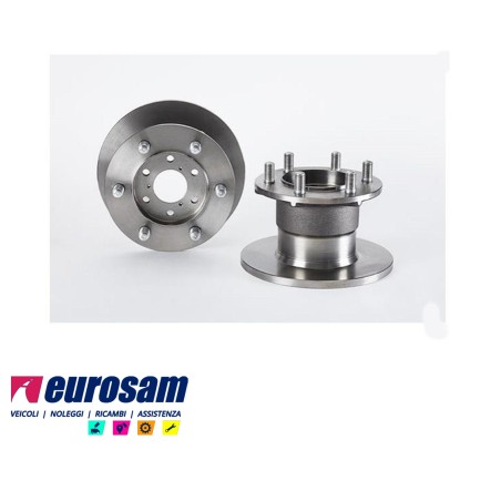 disco freni anteriore singolo con colonnette per iveco: daily  30.8 - 30.10