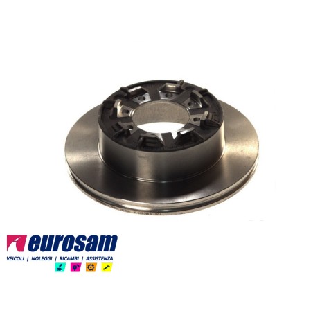disco freni posteriore singolo senza colonnette per iveco: daily  35.8 - 35.10 - 35.12 - 49.10 - 49.12  daily 2000
