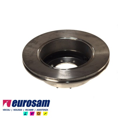 disco freni posteriore singolo senza colonnette per iveco: daily  35.8 - 35.10 - 35.12 - 49.10 - 49.12  daily 2000