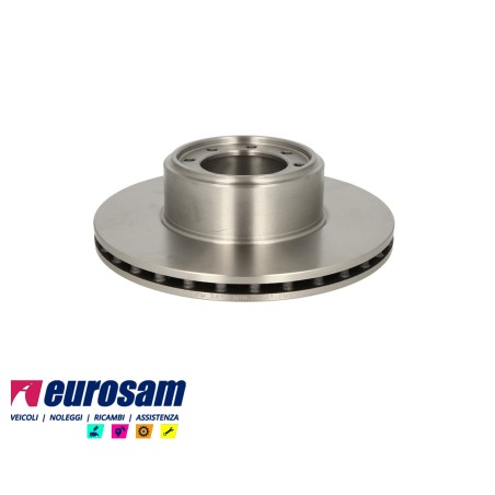 disco freni posteriore singolo senza colonnette con a.b.s. per iveco: daily 2006   35c14 - c17 - c18