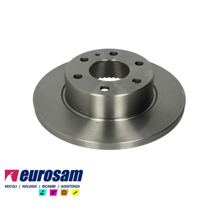 disco freni posteriore singolo senza colonnette con a.b.s. per iveco: daily 2006   35c10 - c12 - s14