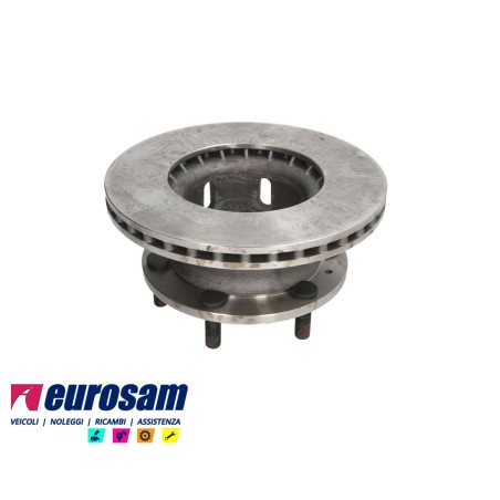disco freni anteriore singolo con colonnette  per iveco: 65.12 - 79.12 - 79.14 gamma zeta
