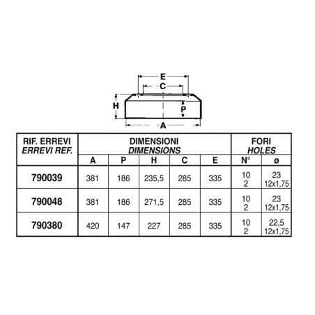 tamburo freno anteriore e posteriore per autobus iveco: serie - 370.10.25 - 370.11.25 - 370.12.25 - 370.12.35.