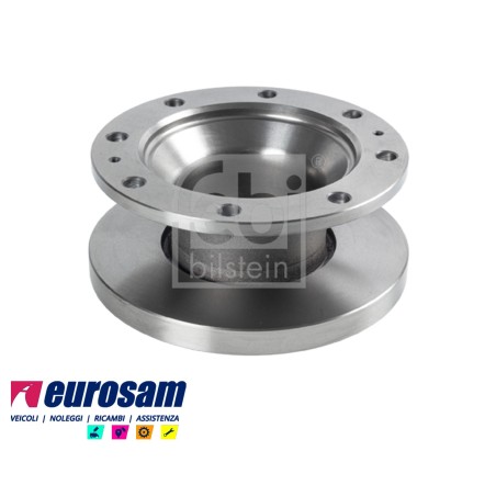 disco freni  posteriore singolo con abs senza colonnette per  volvo fl