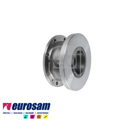 disco freni  posteriore singolo con abs senza colonnette per  volvo fl