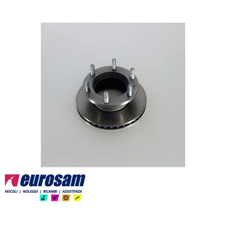 disco freni anteriore posteriore singolo con colonnette per nissan: atleon 140 - eco t 135 - l60 - l70