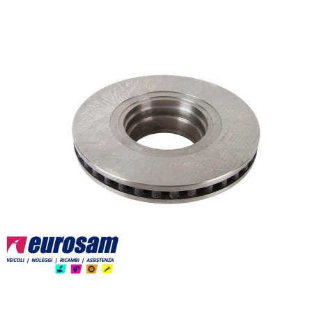 disco freni anteriore singolo senza colonnette per autocarro iveco euroteck - eurostar
