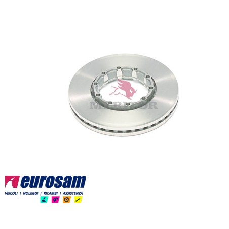 disco freni rimorchio - semirimorchio singolo senza colonnette per  s.a.f.: assale serie skrb - 9019