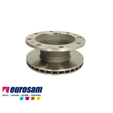 disco freni anteriore e posteriore singolo senza colonnette con a.b.s.  per iveco: eurocargo 100e17