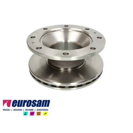 disco freni anteriore singolo senza colonnette con a.b.s. per iveco: eurocargo e tector 120el15