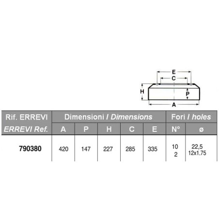 tamburo freno anteriore per autocarro magirus - deutz: 232d - 19fs - 232d -