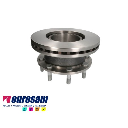 Disco Freno Posteriore Singolo con Colonnette e A.B.S. Iveco Eurocargo Tector 150E | 377 mm