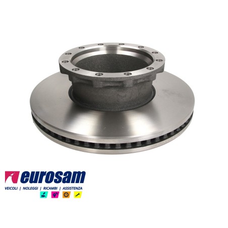 disco freni anteriore singolo senza colonnette  per iveco: eurocargo e   tector 170e18 - e23 - e27 - 180e2