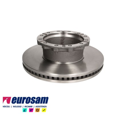 Disco freni anteriore singolo Iveco Eurocargo Tector 180E Eurotech Eurotrakker Stralis