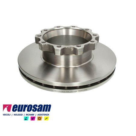 disco freni anteriore singolo senza colonnette per man: f2000 - tga