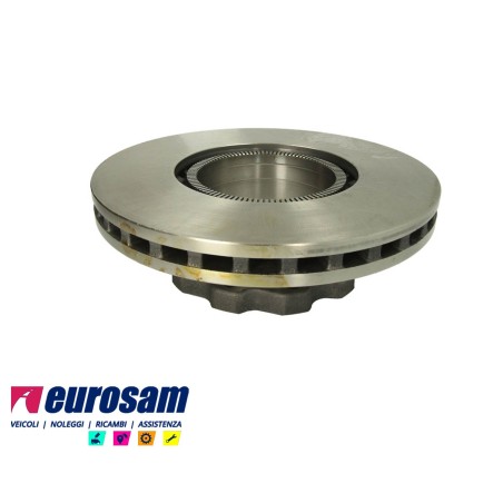 disco freni anteriore singolo senza colonnette con a.b.s. per man: f90 - f2000 - tga.