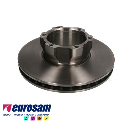 disco freni anteriore singolo senza colonnette  per mercedes: 609d - 709d - 711d - 510d - 507d - 508d - 714d