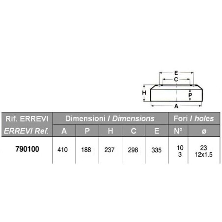 tamburo freno anteriore per autocarro mercedes: 1744 - 1922 - 1929 - 1935 -