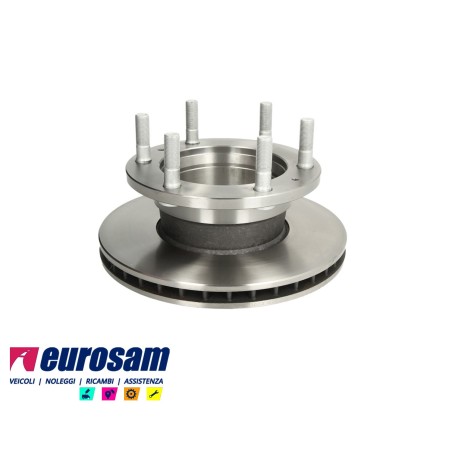 disco freni anteriore posteriore singolo con colonnette per nissan: atleon 140 - eco t 135 - l60 - l70