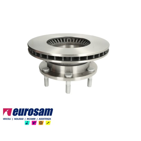 disco freni anteriore posteriore singolo con colonnette per nissan: atleon 140 - eco t 135 - l60 - l70