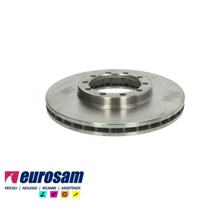 disco freni anteriore singolo senza colonnette per renault: midliner - messenger - b70 - b80 - b100 - 120