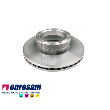 disco freni anteriore posteriore singolo senza colonnette ventilato per  volvo:  fl4 - fl6 - 8ton