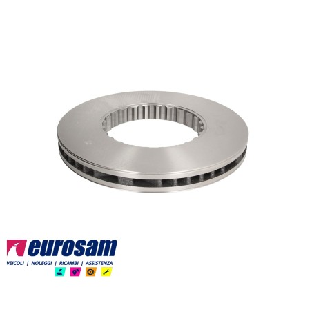 disco freni anteriore singolo senza colonnette ventilato per  volvo:  fh12 - fh16